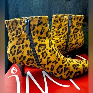 Leopard Booties